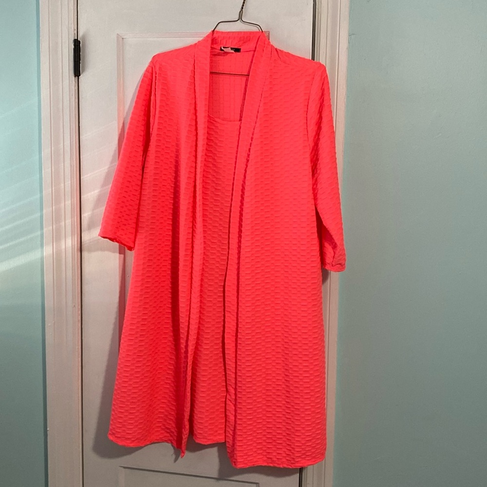 Hot pink dress, size 2x (fits like a XL), brand- Espresso